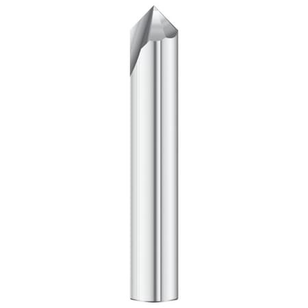 Fullerton Tool 60/90/120 Degree End Style - 3730 Chamfer Mill GP End Mills, Straight, Chamfer, Standard, 1/2 36151